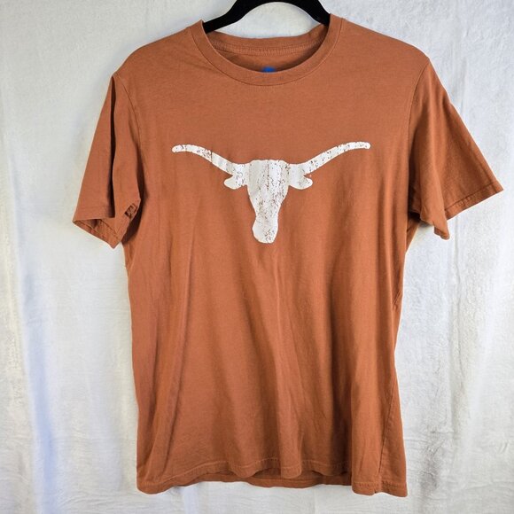 Longhorn Apparel Washed Orange Polyester University Of Texas T Shirt - Medium - Picture 1 of 8